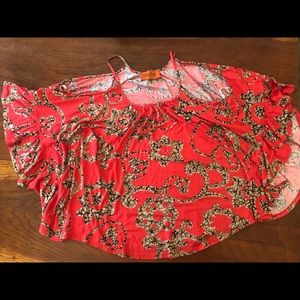 Voom sized small cold shoulder shirt